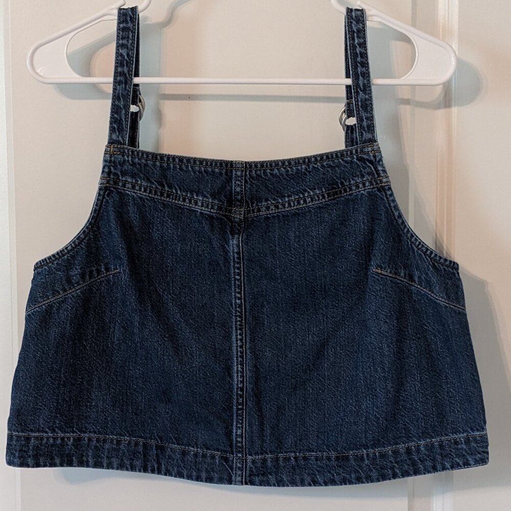 Gap Denim Cropped Apron Top - Size Medium